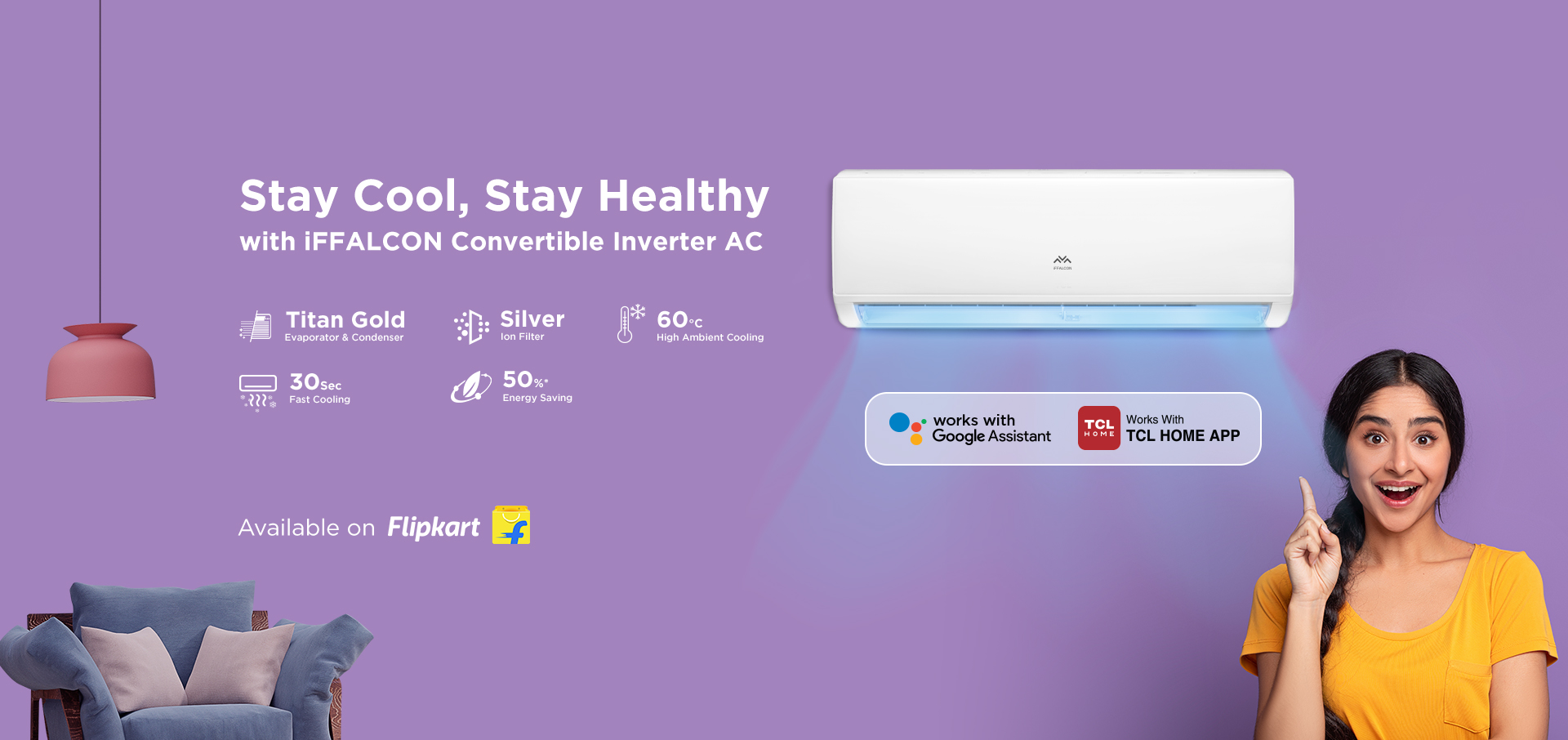 Stay Cool and Healthy with iFFALCON Convertible Inverter AC