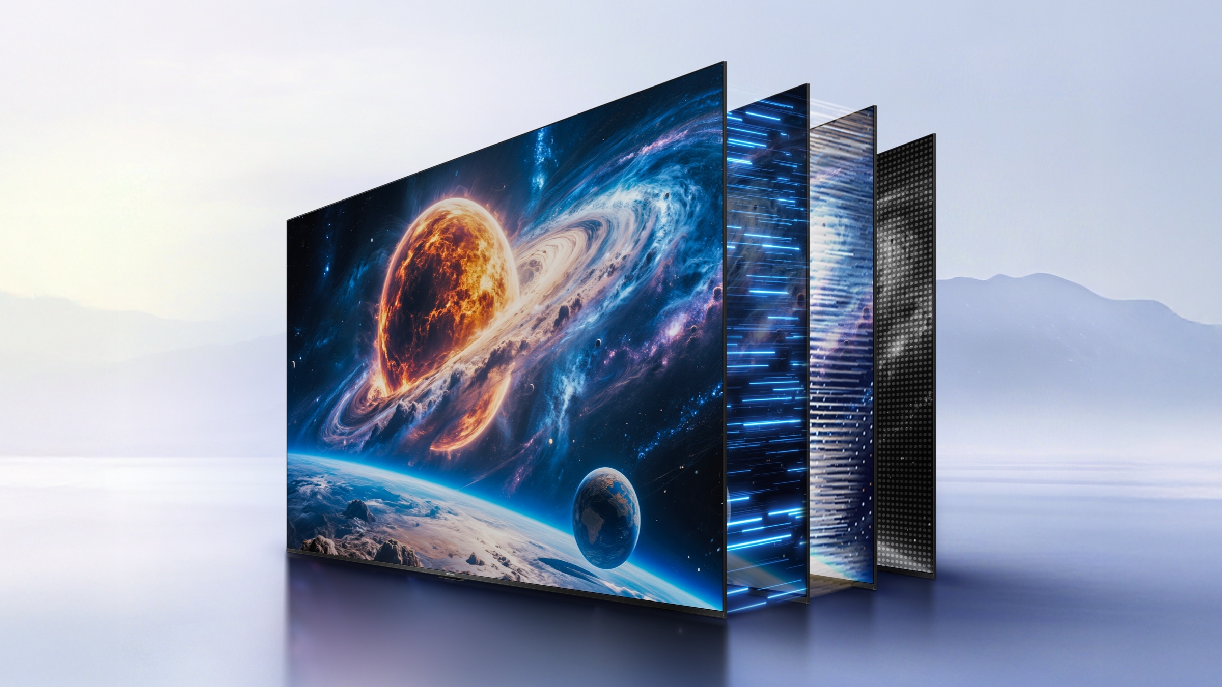 Mini LED light-emitting chips Up to 512 Local Dimming Zones*